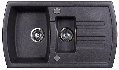 Мойка Kuppersberg ALBA 1.5B 1D BLACK (гранит, 86 см) preview 1