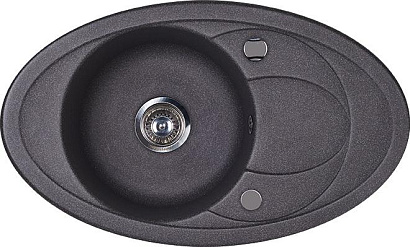 Мойка Kuppersberg CAPRI 1B 1D BLACK (гранит, 78 см) preview 1