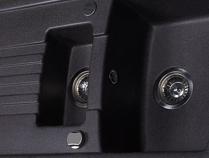 Мойка Kuppersberg ALBA 1.5B 1D BLACK (гранит, 86 см) preview 2