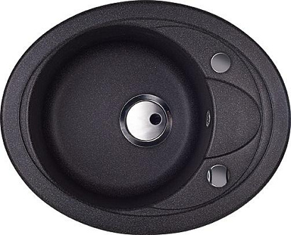 Мойка Kuppersberg CAPRI 1B 1D S BLACK (гранит, 58 см) фото 1 Мойка Kuppersberg CAPRI 1B 1D S BLACK (гранит, 58 см) preview 1