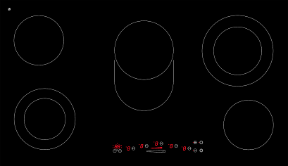 Варочная панель Kuppersberg FA9VF05 (90 см, черный) preview 1