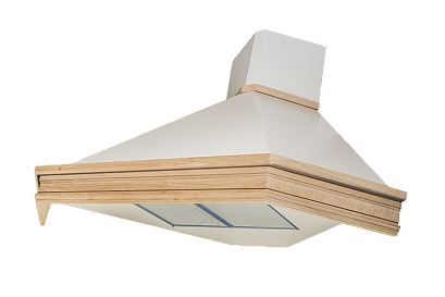 Кухонная вытяжка ANABEL 65 WM O (окрашенная сталь + массив дерева) preview 2