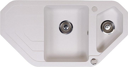 Мойка Kuppersberg LAVANDA 1.5B 1D WHITE (гранит, 97 см) preview 1