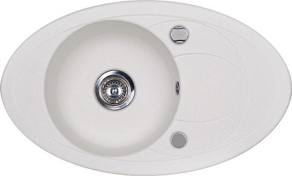 Мойка Kuppersberg CAPRI 1B 1D WHITE (гранит, 78 см) preview 1