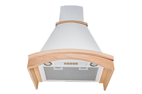 Кухонная вытяжка Kuppersberg TAIS 60 WM B (окрашенная сталь + массив дерева)