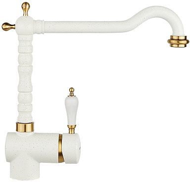 Смеситель Kuppersberg LONDRA KG2471 WHITE ALABASTER / BRONZE preview 1