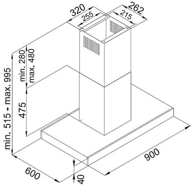 Кухонная вытяжка Kuppersberg DUDL 4 (нержавеющая сталь) preview 4