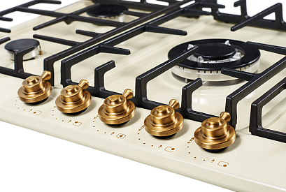 Варочная панель Kuppersberg FV9TGRZ C Bronze (90 см, бежевый) preview 2