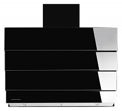 Кухонная вытяжка Kuppersberg RAMZ 90 B (нержавеющая сталь + стекло)