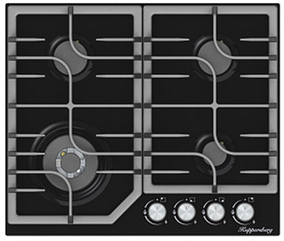 Газовая варочная панель Kuppersberg FG 63 B (60 см, черный) preview 1