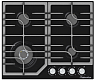 Газовая варочная панель Kuppersberg FG 63 B (60 см, черный) preview 1