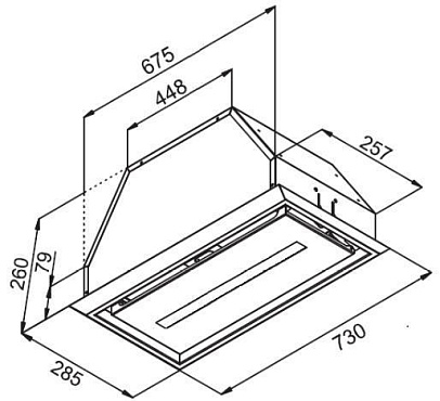 Кухонная вытяжка Kuppersberg INBOX 73 W (окрашенная сталь) preview 3