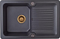 Мойка Kuppersberg ANCONA 1B 1D BLACK METALLIC (гранит, 78 см) Мойка Kuppersberg ANCONA 1B 1D BLACK METALLIC (гранит, 78 см)