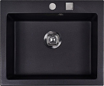 Мойка Kuppersberg MODENA 1B BLACK METALLIC (гранит, 61.5 см) Мойка Kuppersberg MODENA 1B BLACK METALLIC (гранит, 61.5 см)