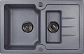 Мойка Kuppersberg MODENA 1.5B 1D STEEL METALLIC (гранит, 78 см)
