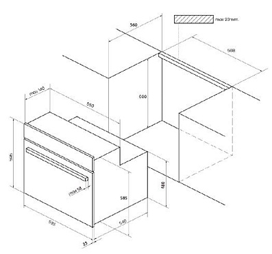 Духовой шкаф Kuppersberg HO 656 T (черный) фото 5 Духовой шкаф Kuppersberg HO 656 T (черный) preview 5