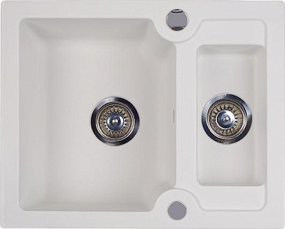Мойка Kuppersberg MODENA 1.5B WHITE ALABASTER (гранит, 61.5 см) preview 1