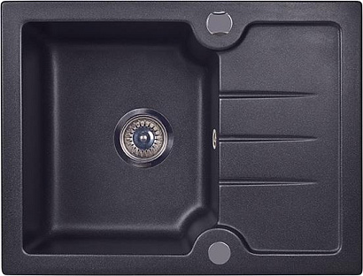 Мойка Kuppersberg MODENA 1B 1D BLACK METALLIC (гранит, 65 см) preview 1