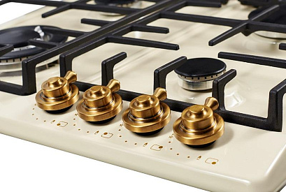 Варочная панель Kuppersberg FV6TGRZ C Bronze (60 см, бежевый) preview 2