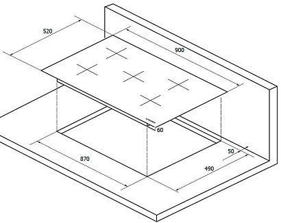Варочная панель Kuppersberg IMS 901 (90 см, черный) preview 5