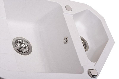 Мойка Kuppersberg LAVANDA 1.5B 1D WHITE (гранит, 97 см) preview 2