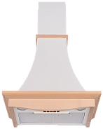 Кухонная вытяжка Kuppersberg OLIMPIA 60 WM B (окрашенная сталь + массив дерева)