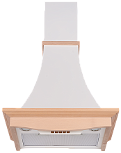 Кухонная вытяжка Kuppersberg OLIMPIA 60 WM B (окрашенная сталь + массив дерева)