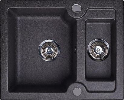 Мойка Kuppersberg MODENA 1.5B BLACK (гранит, 61.5 см) preview 1