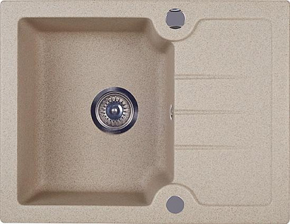 Мойка Kuppersberg MODENA 1B 1D SAND (гранит, 65 см) фото 1 Мойка Kuppersberg MODENA 1B 1D SAND (гранит, 65 см) preview 1