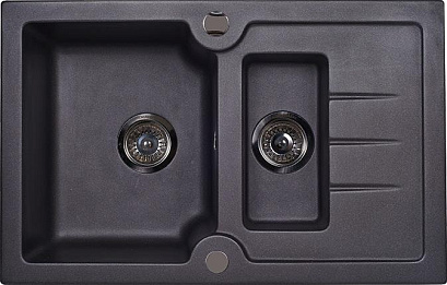 Мойка Kuppersberg MODENA 1.5B 1D BLACK METALLIC (гранит, 78 см) preview 1