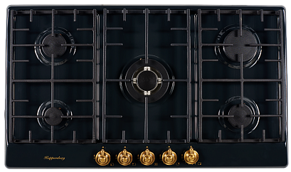 Варочная панель Kuppersberg FV9TGRZ ANT Bronze (90 см, черный) preview 1