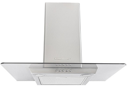 Кухонная вытяжка Kuppersberg LORA 60 X 4HPB (нержавеющая сталь + стекло) preview 1
