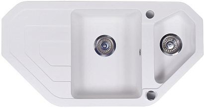 Мойка Kuppersberg LAVANDA 1.5B 1D WHITE ALABASTER (гранит, 97 см) preview 1