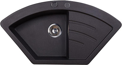 Мойка Kuppersberg GRANDA 1B 1D BLACK METALLIC (гранит, 94 см) фото 1 Мойка Kuppersberg GRANDA 1B 1D BLACK METALLIC (гранит, 94 см) preview 1