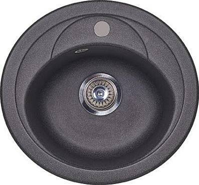 Мойка Kuppersberg CAPRI 1B BLACK (гранит, 50 см) preview 1