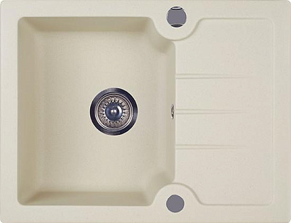 Мойка Kuppersberg MODENA 1B 1D ECRU (гранит, 65 см) фото 1 Мойка Kuppersberg MODENA 1B 1D ECRU (гранит, 65 см) preview 1
