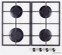 Варочная панель Kuppersberg FQ6TG W (59 см, белый)