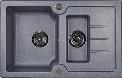 Мойка Kuppersberg MODENA 1.5B 1D STEEL METALLIC (гранит, 78 см) preview 1