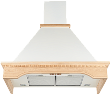 Кухонная вытяжка Kuppersberg MERION 90 CO (окрашенная сталь + массив дерева)