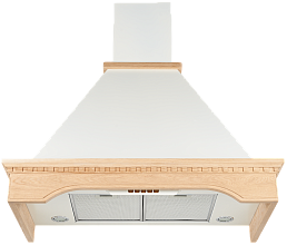 Кухонная вытяжка Kuppersberg MERION 90 CO (окрашенная сталь + массив дерева)