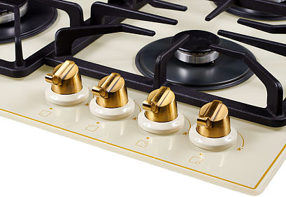 Варочная панель Kuppersberg FQ 663 C BRONZE (60 см, бежевый) preview 3