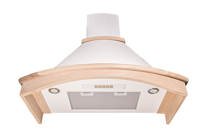 Кухонная вытяжка Kuppersberg TAIS 90 WM B (окрашенная сталь + массив дерева) preview 1