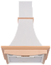 Кухонная вытяжка Kuppersberg OLIMPIA 60 WM B (окрашенная сталь + массив дерева) preview 1