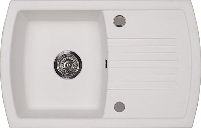 Мойка Kuppersberg ALBA 1B 1D WHITE ALABASTER (гранит, 78 см) preview 2