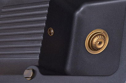 Мойка Kuppersberg ANCONA 1B 1D BLACK (гранит, 78 см) preview 2