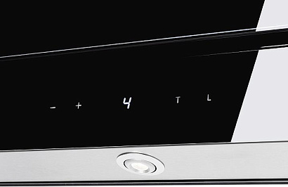 Кухонная вытяжка Kuppersberg RAMZ 90 B (нержавеющая сталь + стекло) preview 3