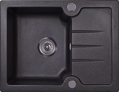 Мойка Kuppersberg MODENA 1B 1D BLACK (гранит, 65 см) фото 1 Мойка Kuppersberg MODENA 1B 1D BLACK (гранит, 65 см) preview 1