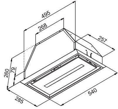 Кухонная вытяжка Kuppersberg INBOX 54 X (нержавеющая сталь) preview 4