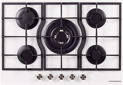 Варочная панель Kuppersberg FQ7TG W (75 см, белый) preview 1