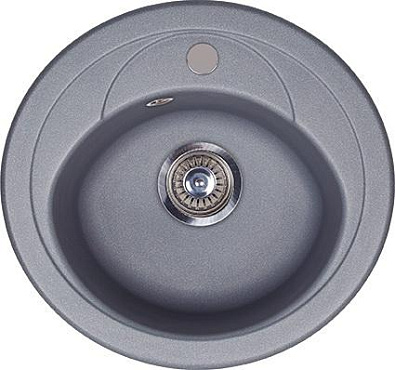 Мойка Kuppersberg CAPRI 1B STEEL METALLIC (гранит, 50 см) preview 1